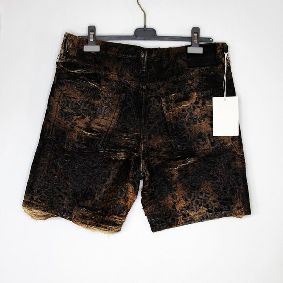 BNWT SS25 ACNE STUDIOS LOOSE FIT DENIM MONOGRAM SHORTS 46 & 50 - Picture 3 of 13